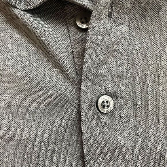 PGA TOUR Big & Tall Athletic Fit Short Sleeve Motionflux 360 Gray Polo Shirt *** - Picture 9 of 10